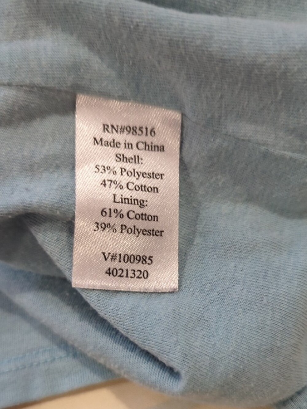 Coldwater Creek Aqua Multicolor Floral Wash Long-Sleeve Top - Picture 6 of 6